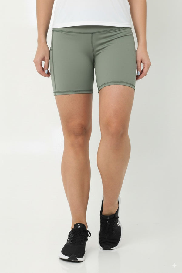 Ciclista deportivo verde para mujer