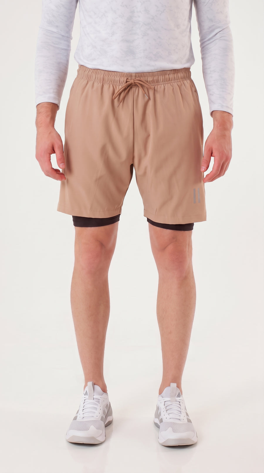 Pantaloneta deportiva arena con ciclista para hombre