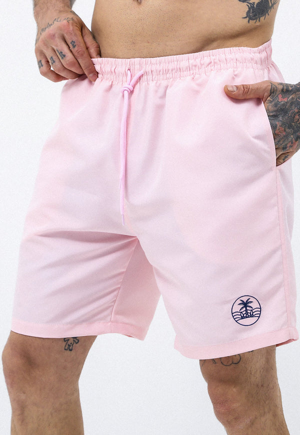 Pantaloneta Playera Con Bordado