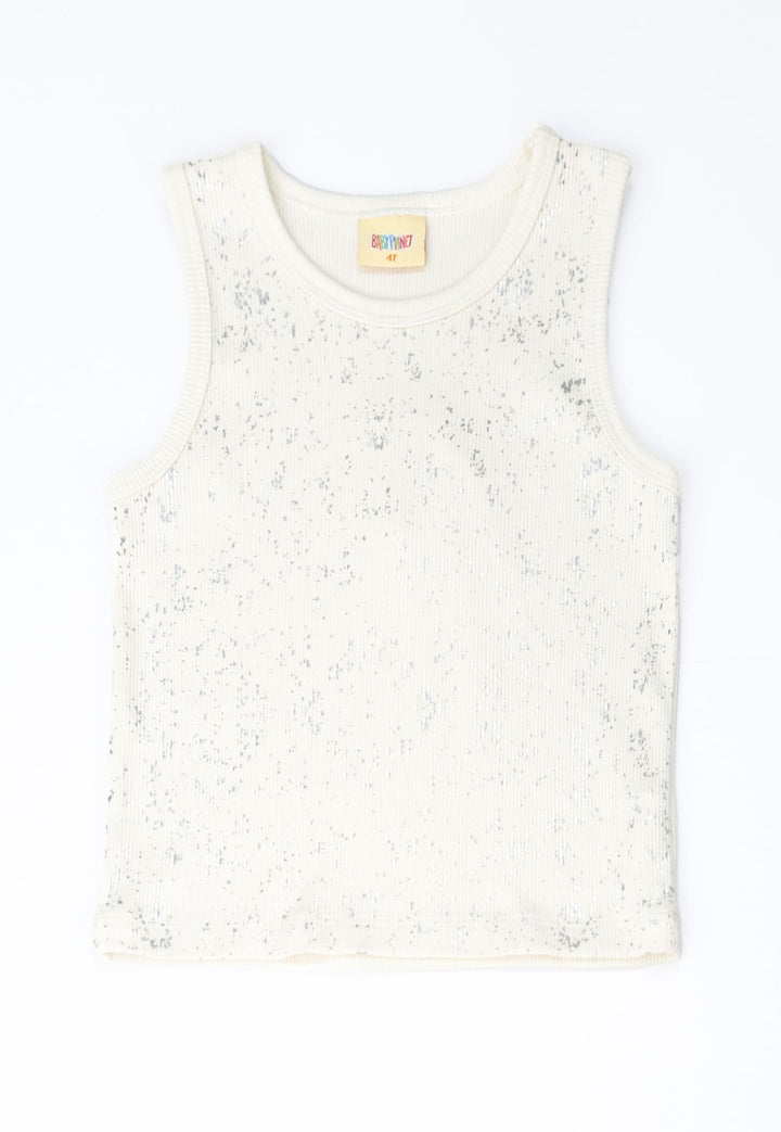 Camiseta color blanco con detalles 