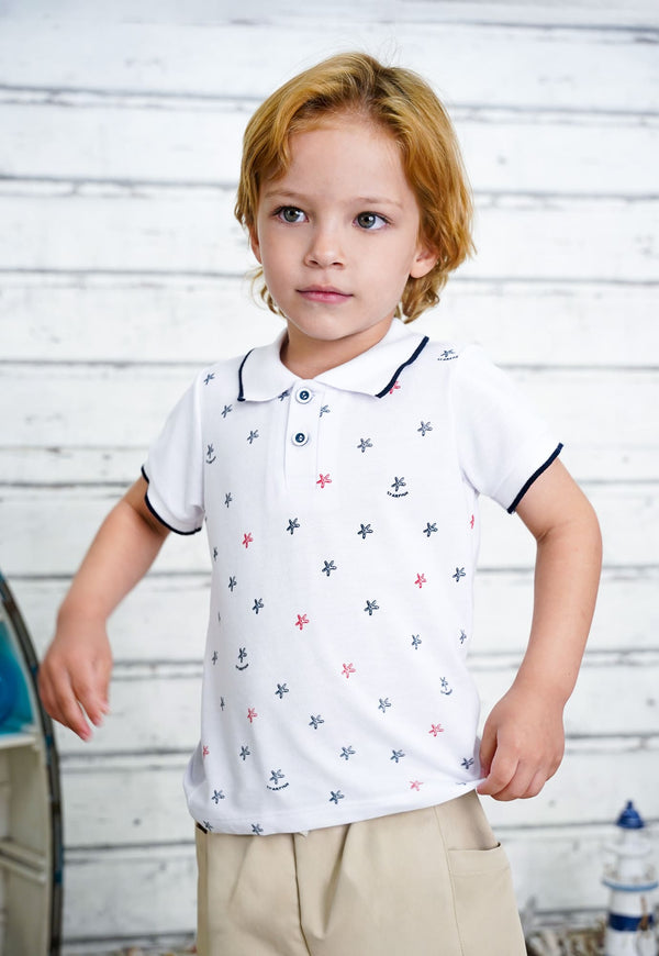 Camiseta tipo polo para niño