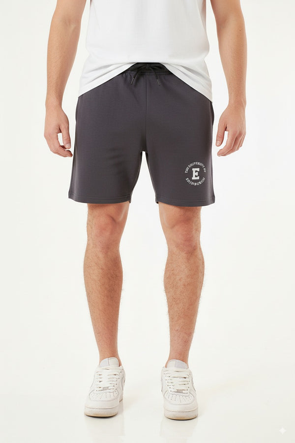 Bermuda gris en burda para hombre