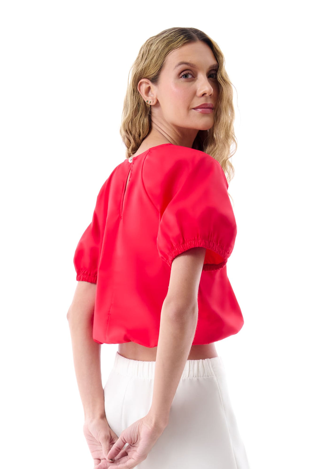 Blusa roja ideal para tu día día