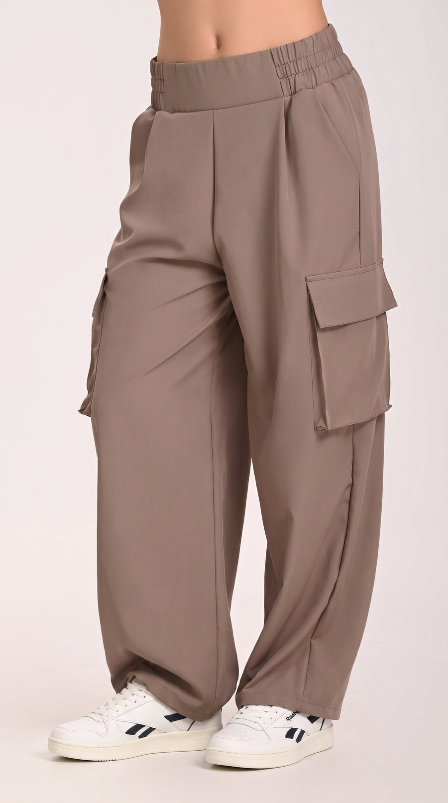 Pantalón cargo deportivo taupe para mujer – Belife