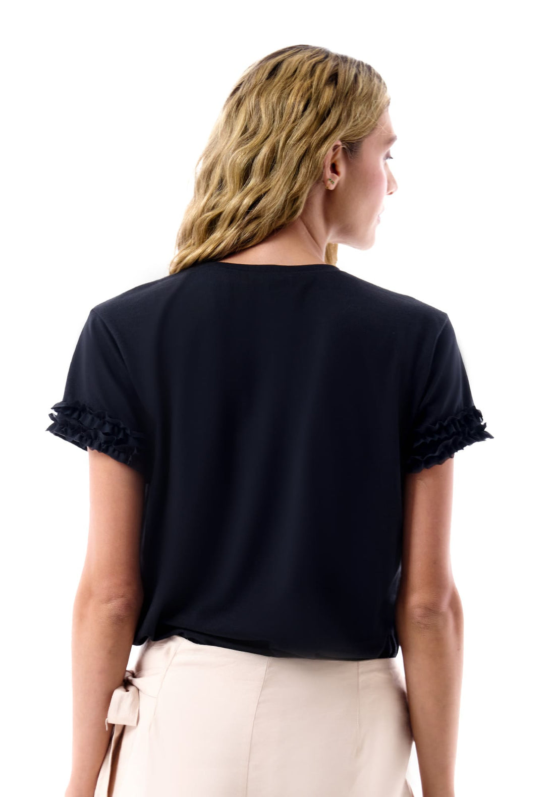 Blusa negra para mujer comoda y elegante