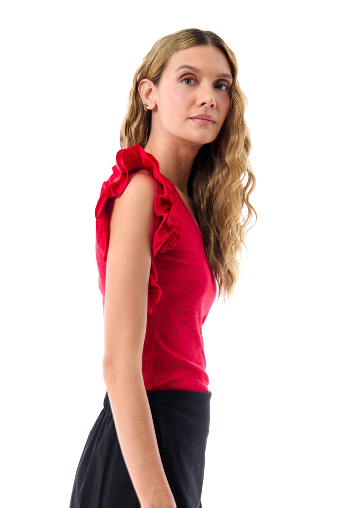 blusa para mujer roja