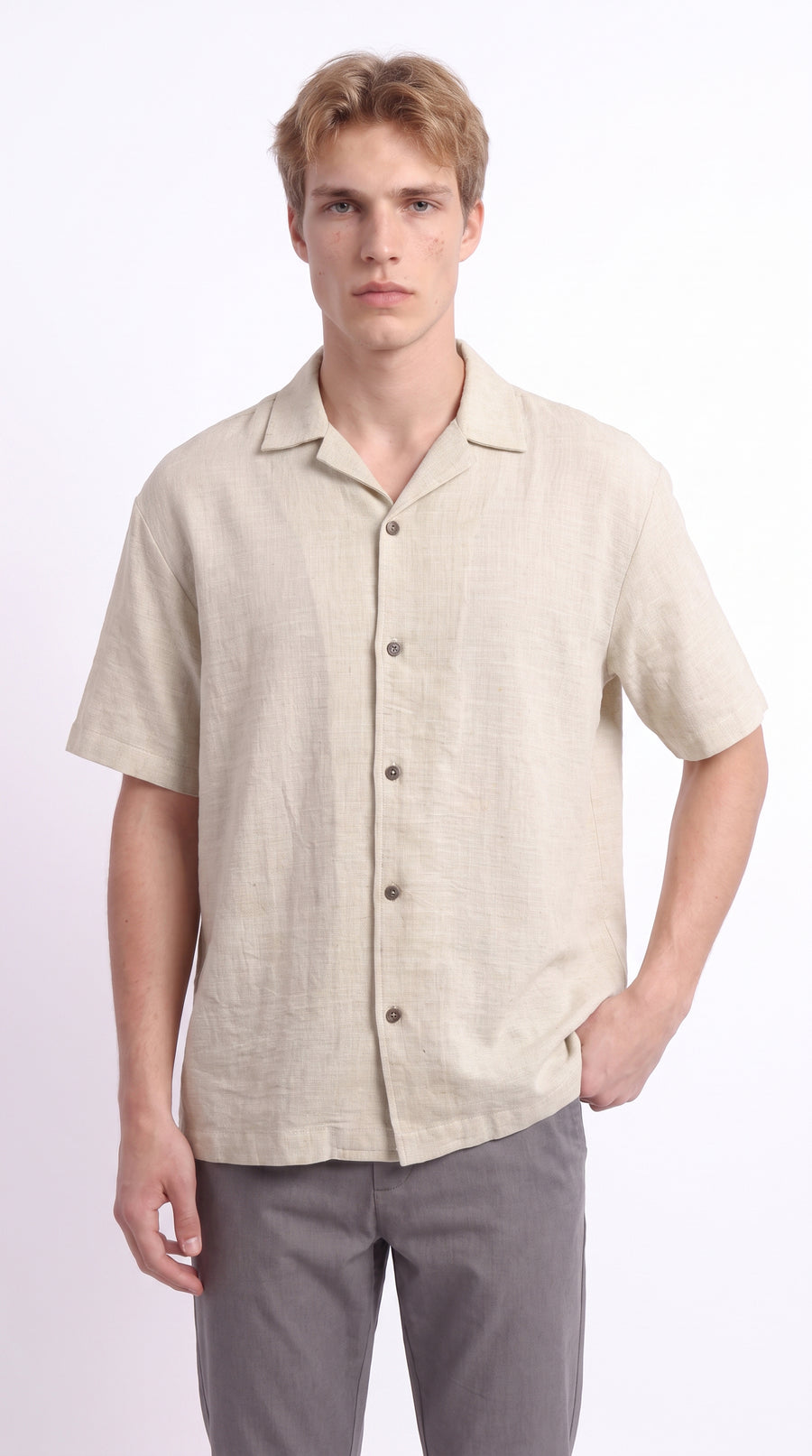 Camisa resort manga corta semilla para hombre – Belife