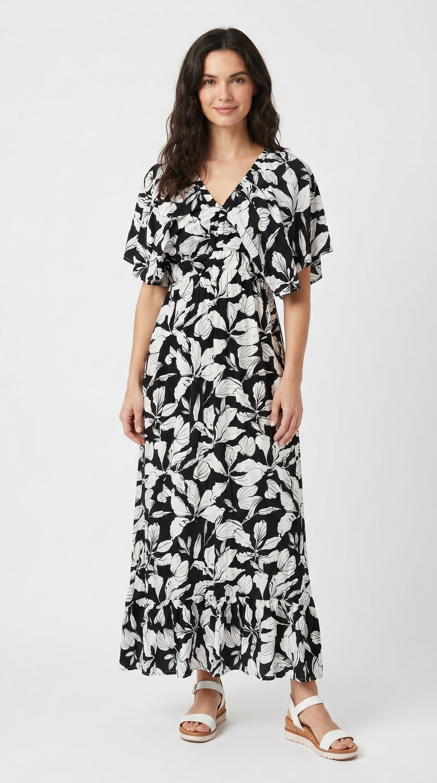 Vestido largo negro con boleros para mujer – Belife