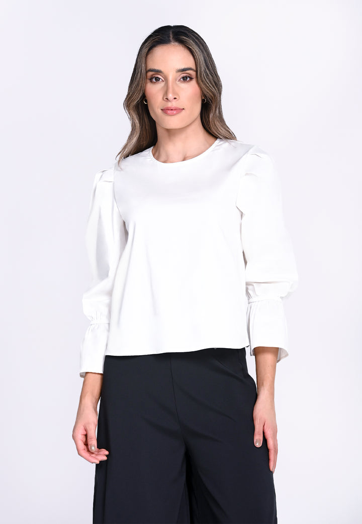 Blusa manga larga para mujer