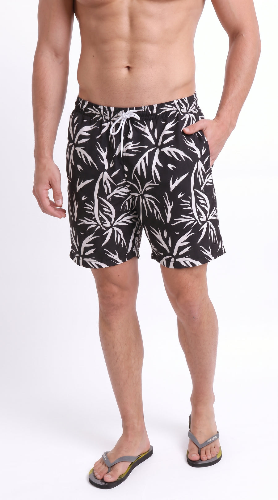 Bermuda de playa estampada para hombre – Belife