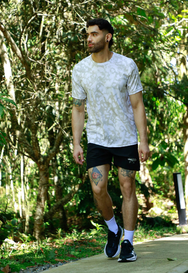 Camiseta deportiva manga corta para hombre