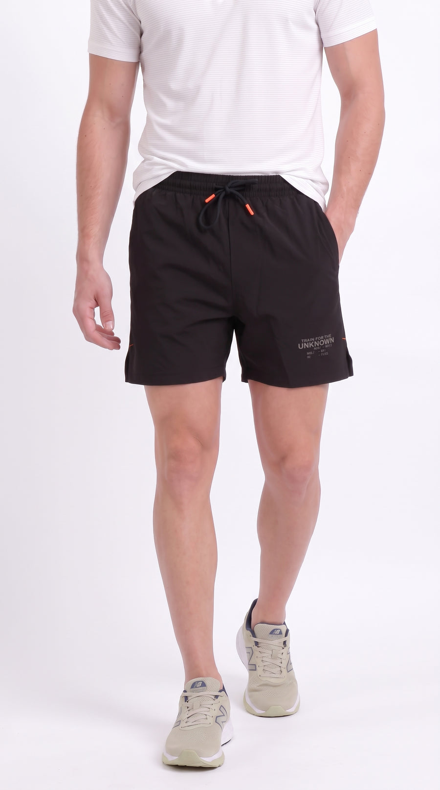 Pantaloneta running negra para hombre – Belife