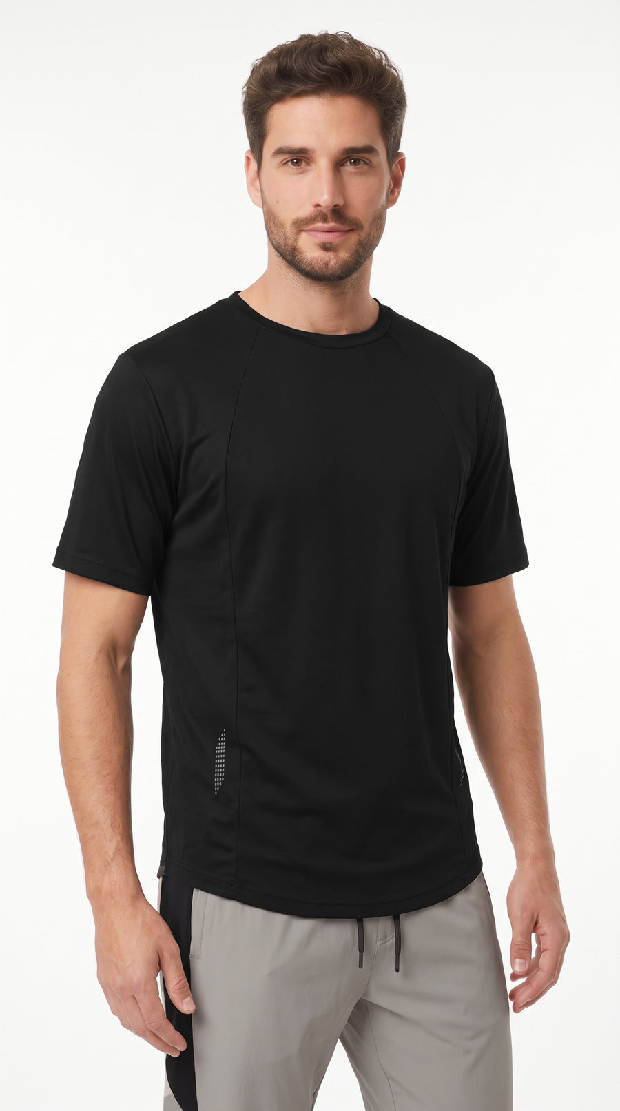 Camiseta deportiva negra para hombre – Belife