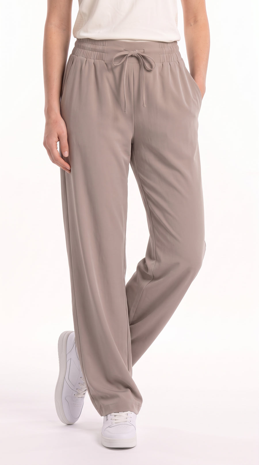 Jogger deportivo taupe para mujer – Belife