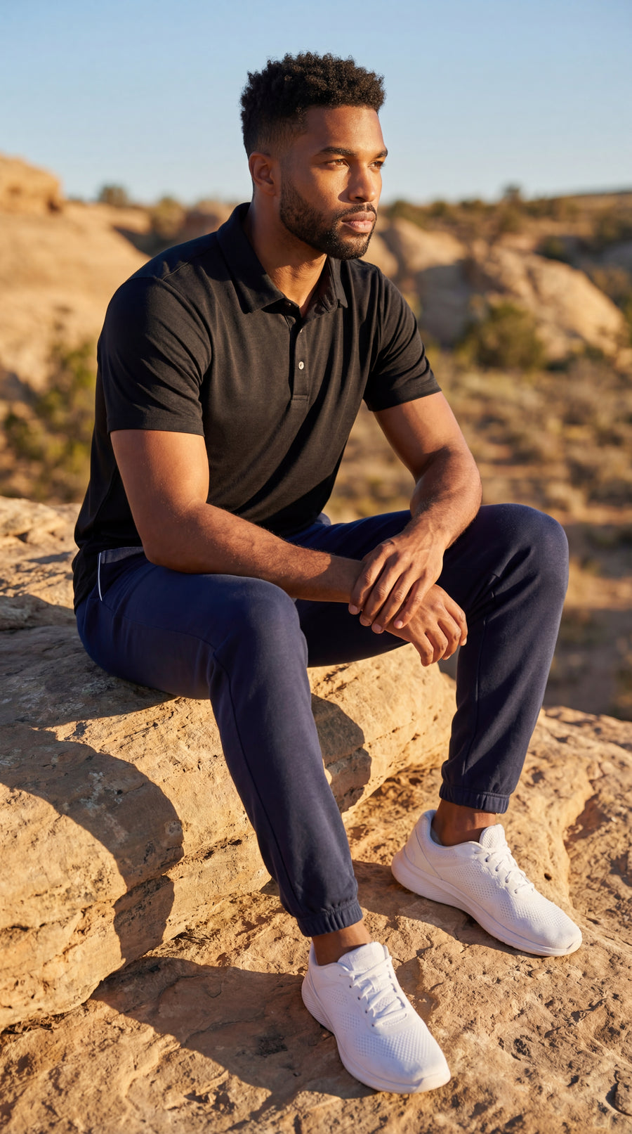 Pantalón deportivo azul para hombre – Belife