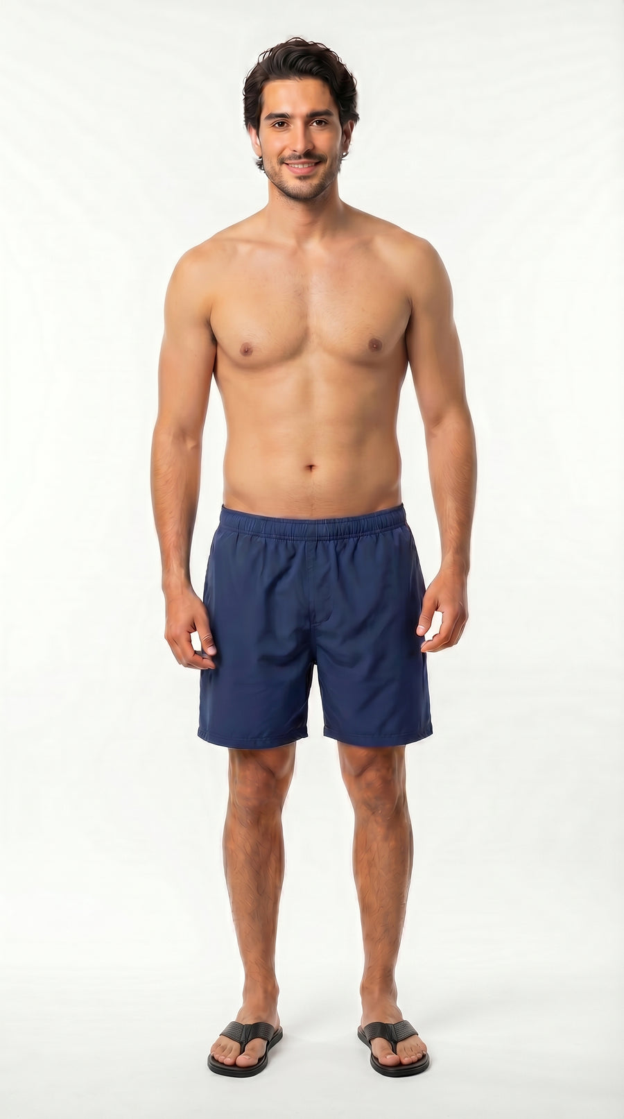 Bermuda de playa reversible verde estampada para hombre – Belife