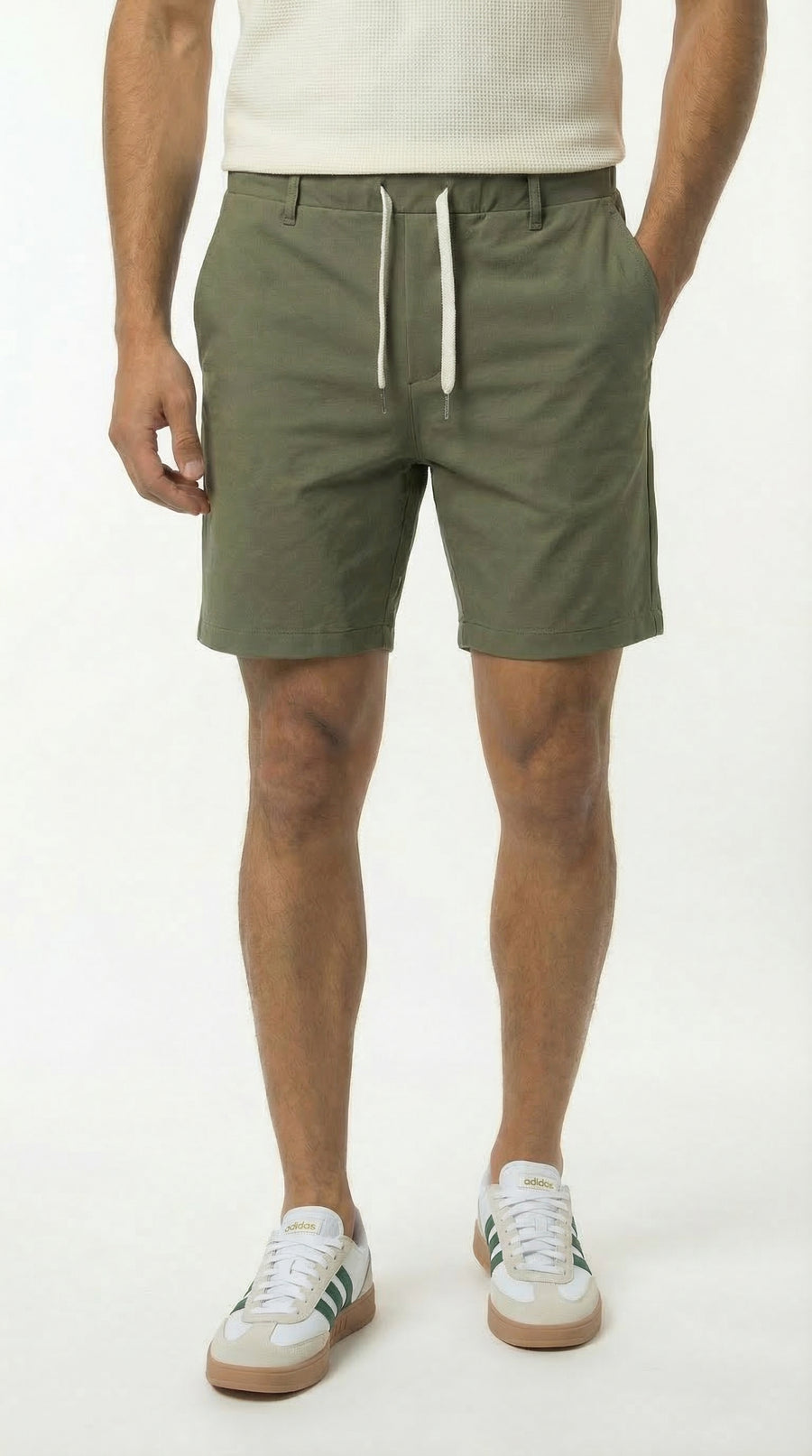 Bermuda verde militar para hombre – Belife