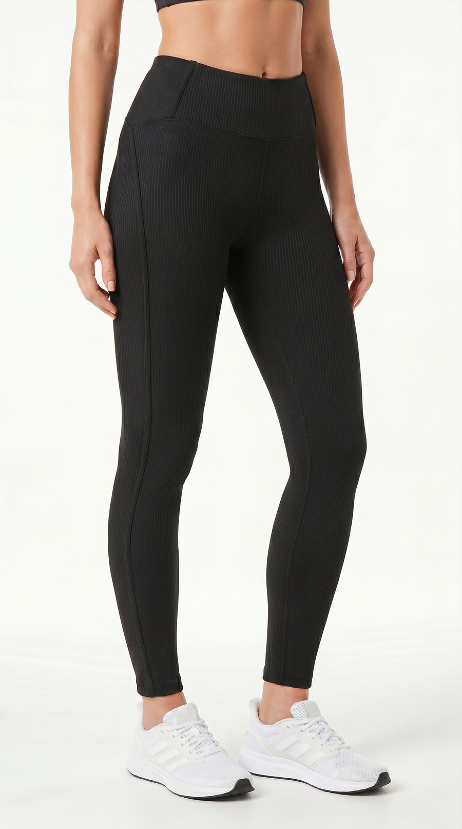Legging negro pretina ancha para mujer – Belife