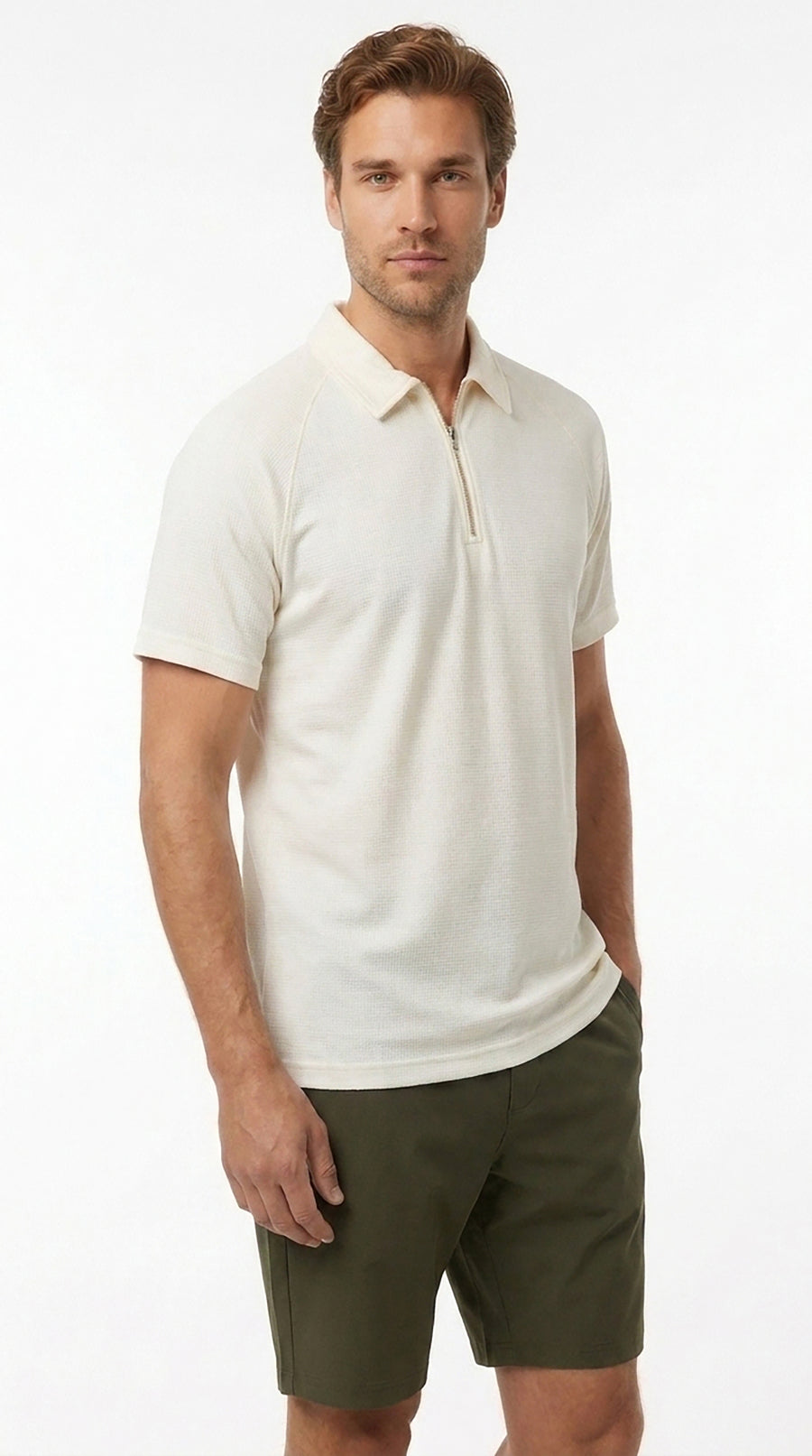 Polo deportivo crudo para hombre – Belife