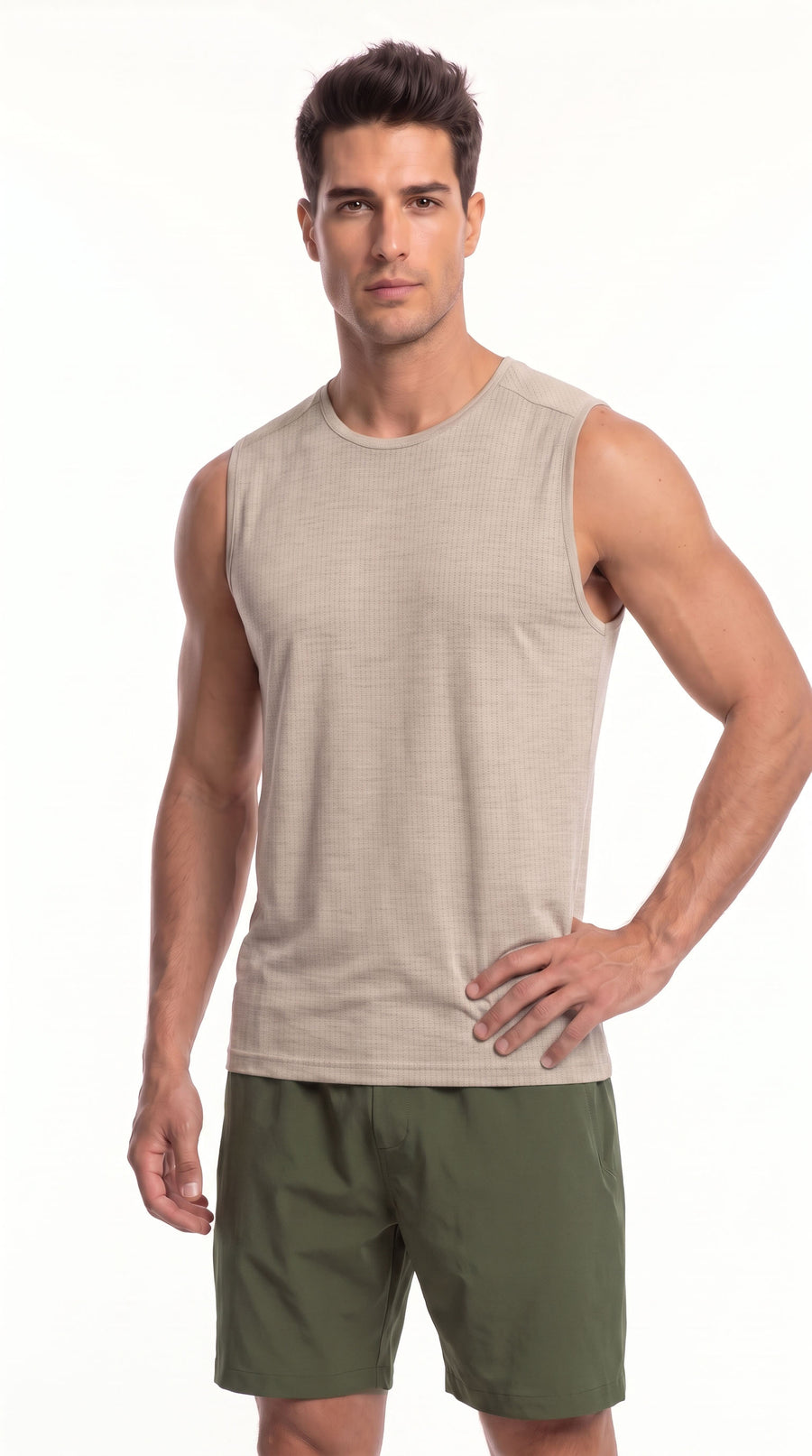 Camiseta deportiva manga sisa arena para hombre – Belife