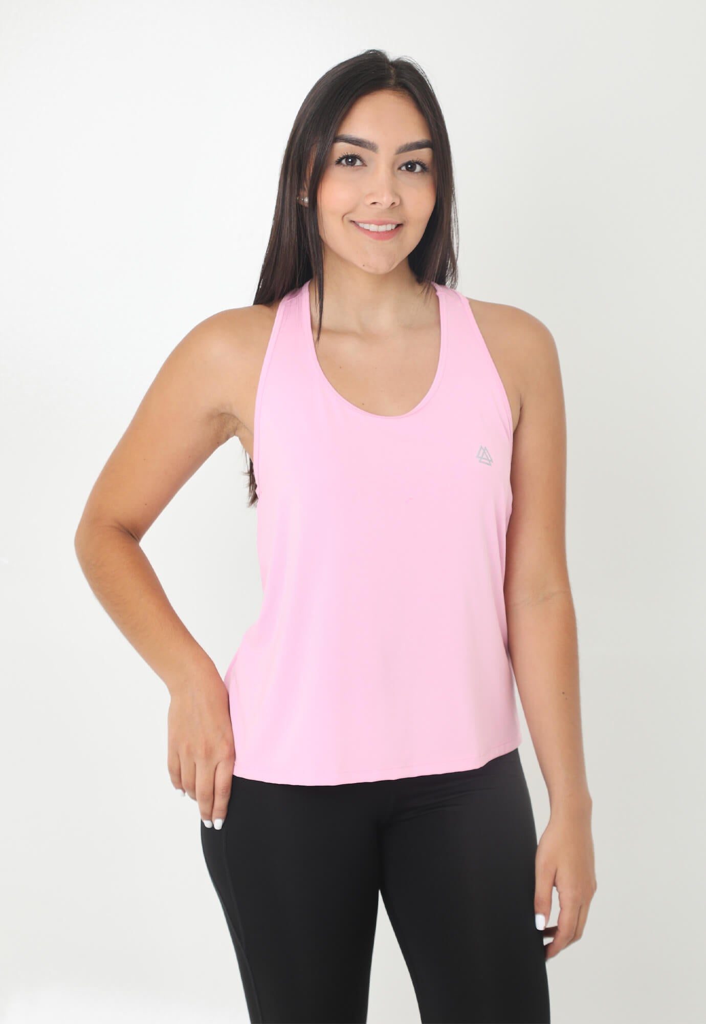 Camiseta Deportiva Manga Sisa Rosa Para Mujer