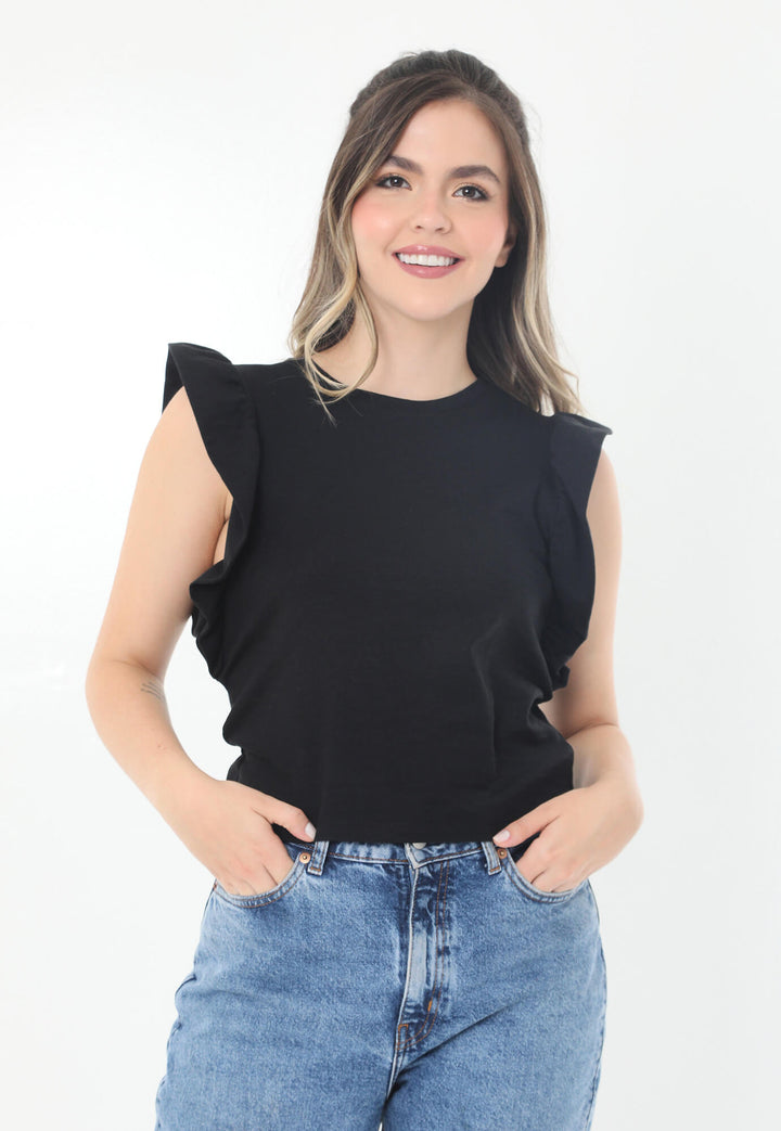 Blusa Manga Sisa con Bolero para Mujer. Color Negro | Belife 1