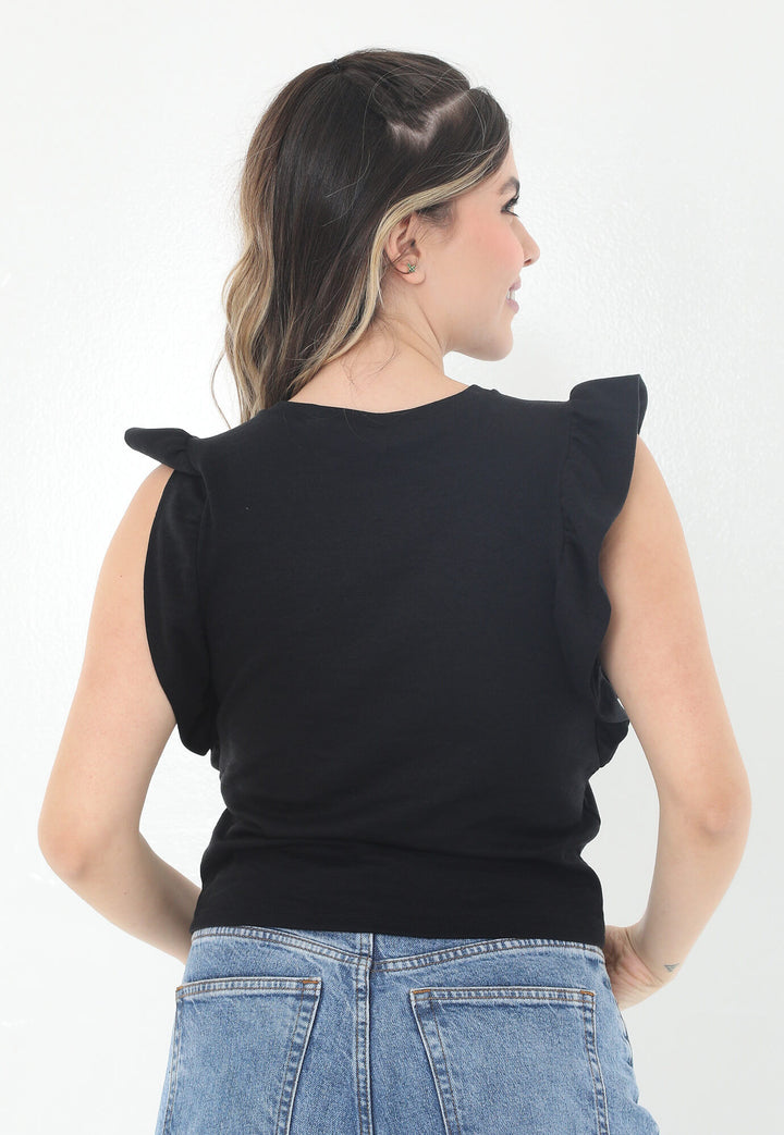 Blusa Manga Sisa con Bolero para Mujer. Color Negro | Belife 4