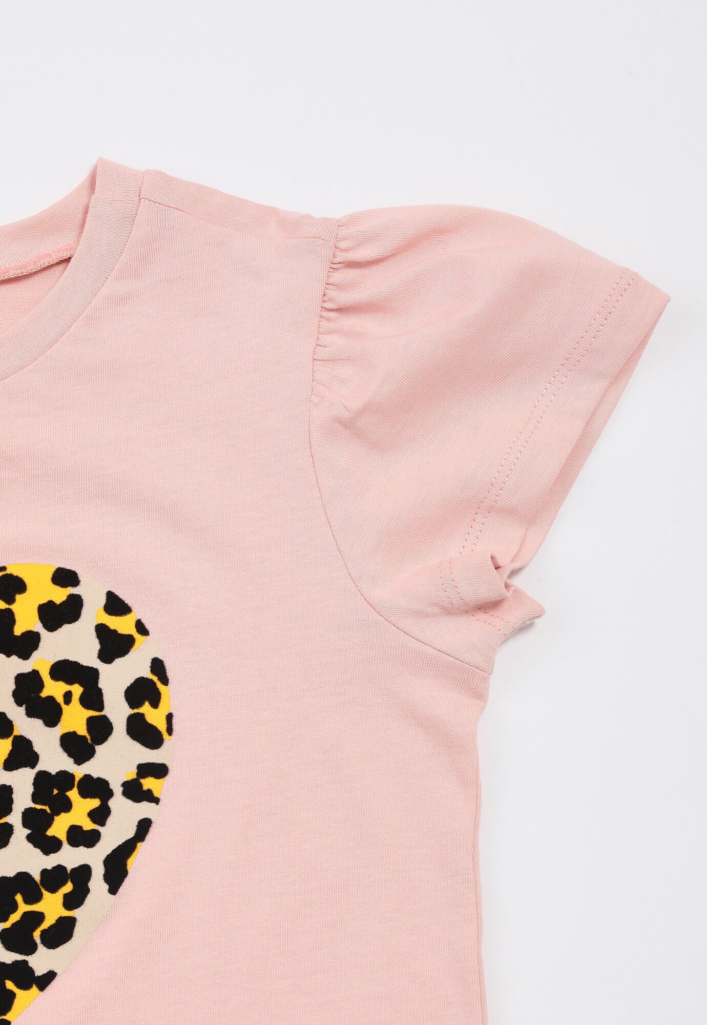 Camiseta Estampado Corazon Para Bebe Niña