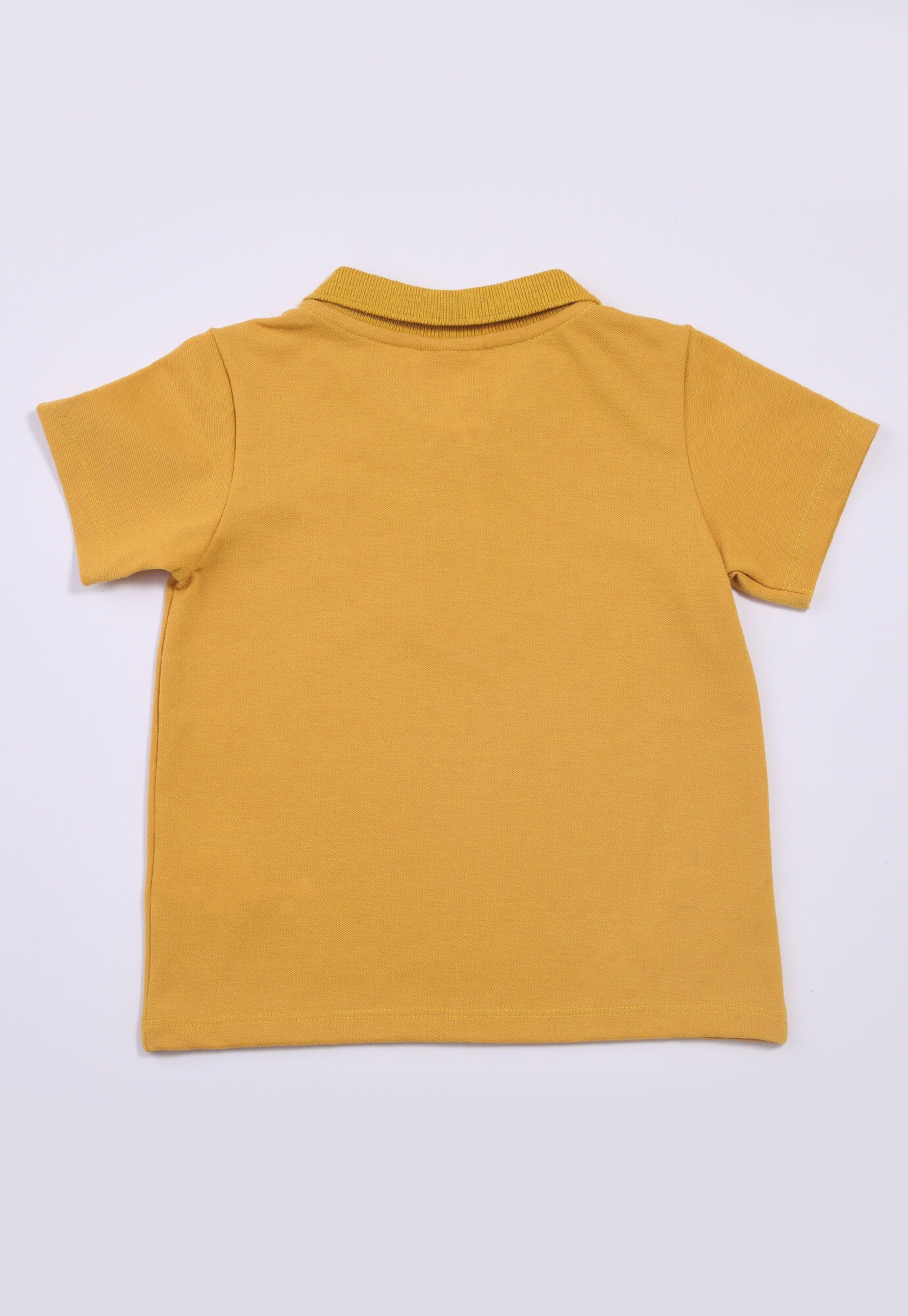 Camiseta polo amarilla para bebe niño