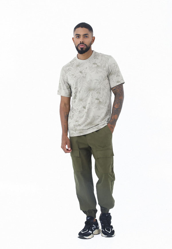 Camiseta verde para hombre