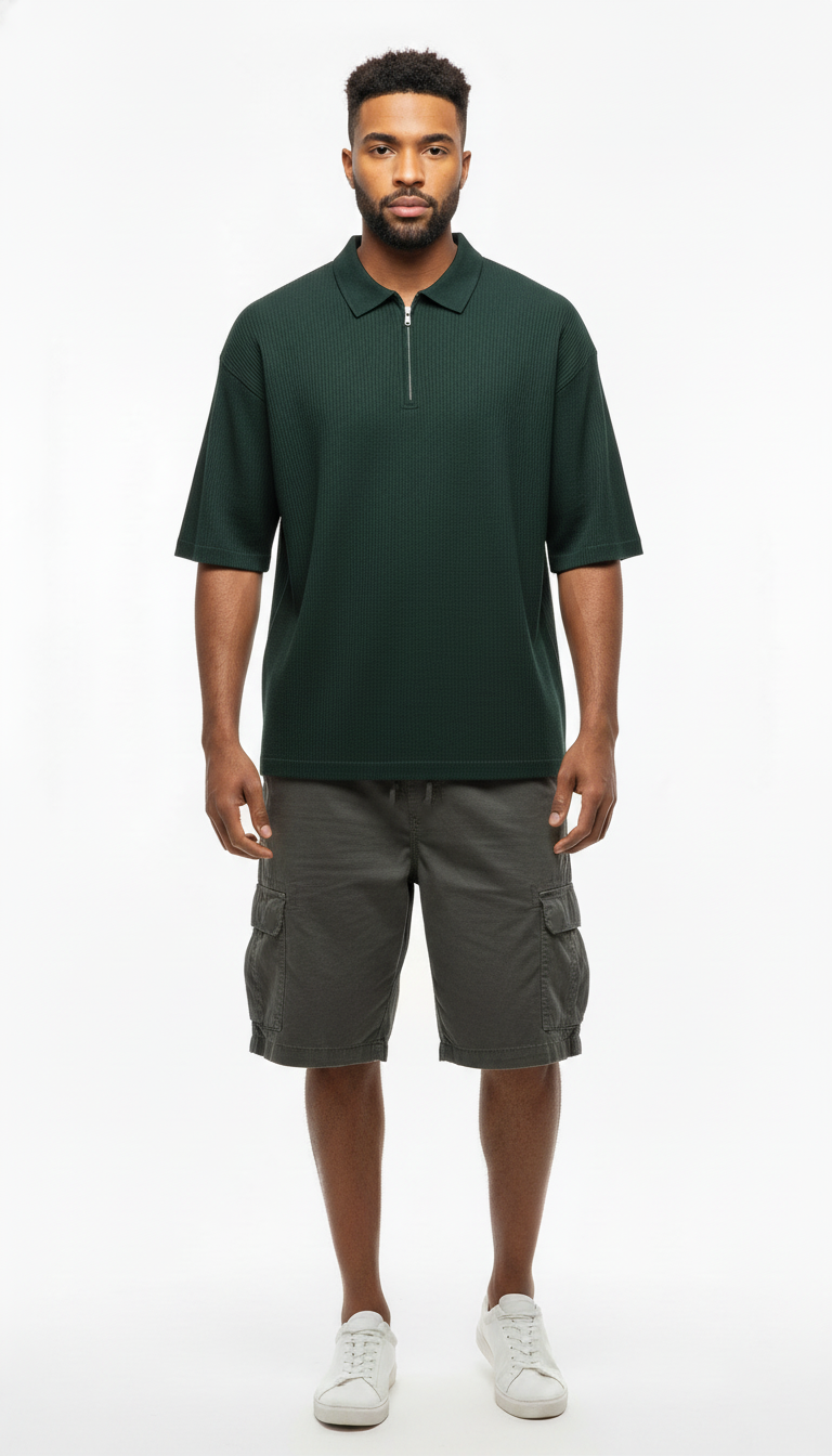 Bermuda cargo gris para hombre – Belife