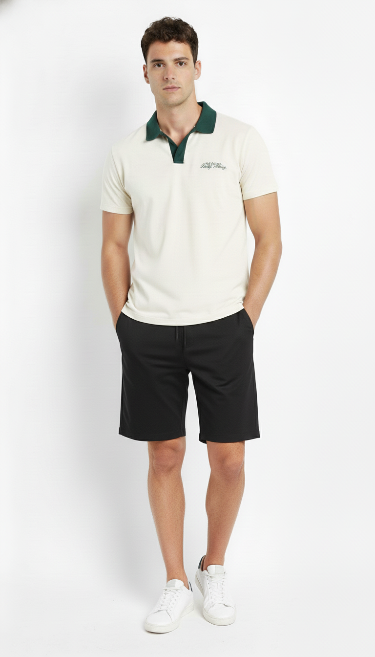 Bermuda negra para hombre – Belife
