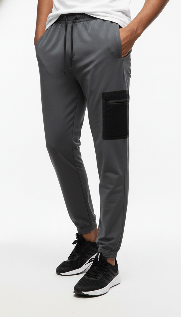 Jogger deportivo gris para hombre