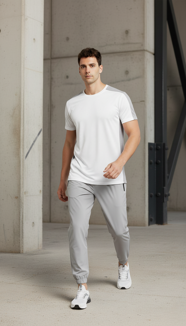 Jogger deportivo gris para hombre