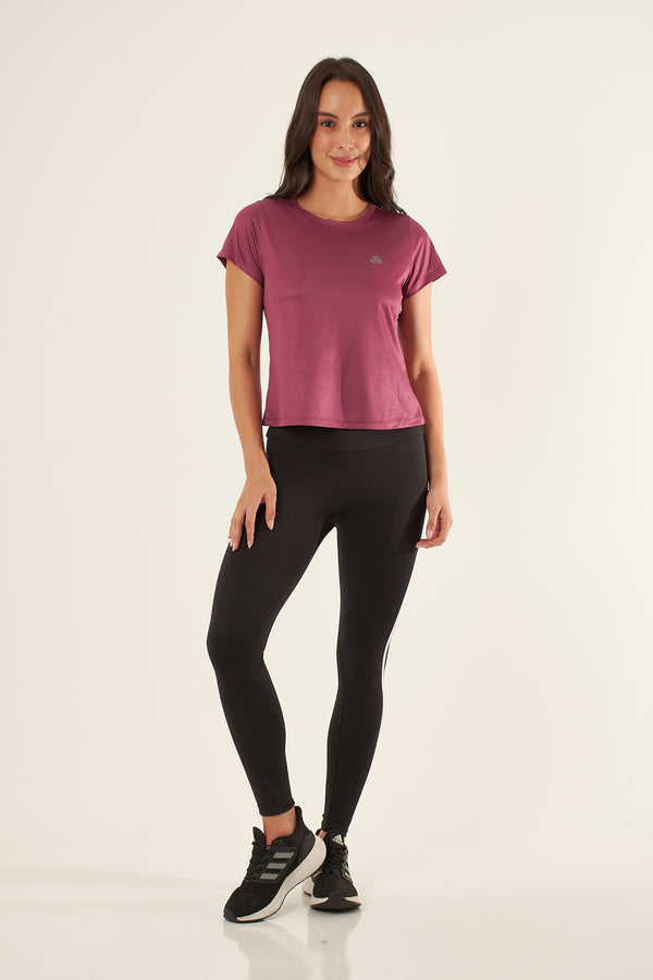 Leggins negro con pretina alta para mujer