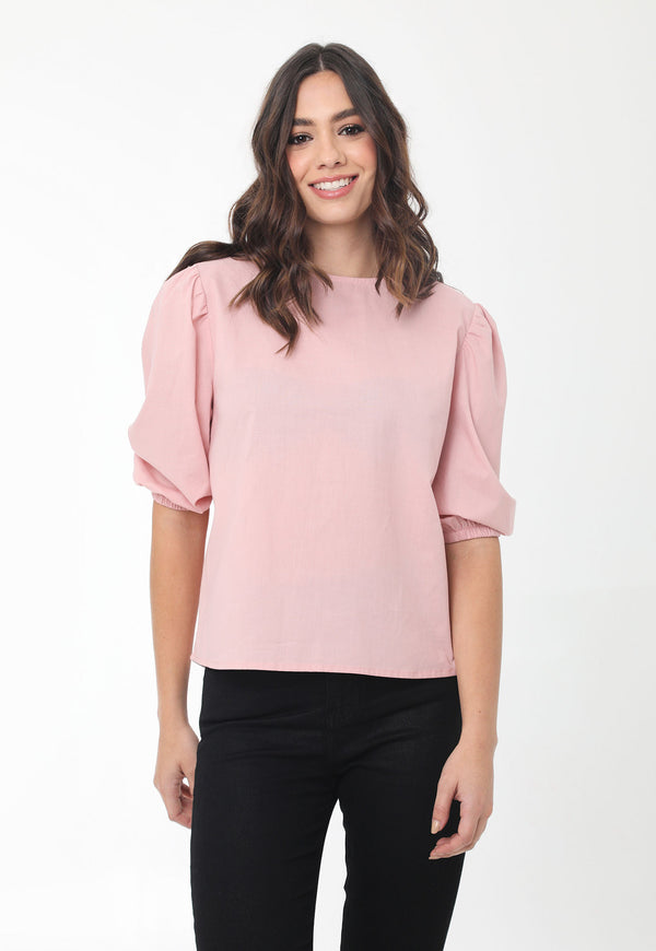 Blusa Manga Corta Para Mujer