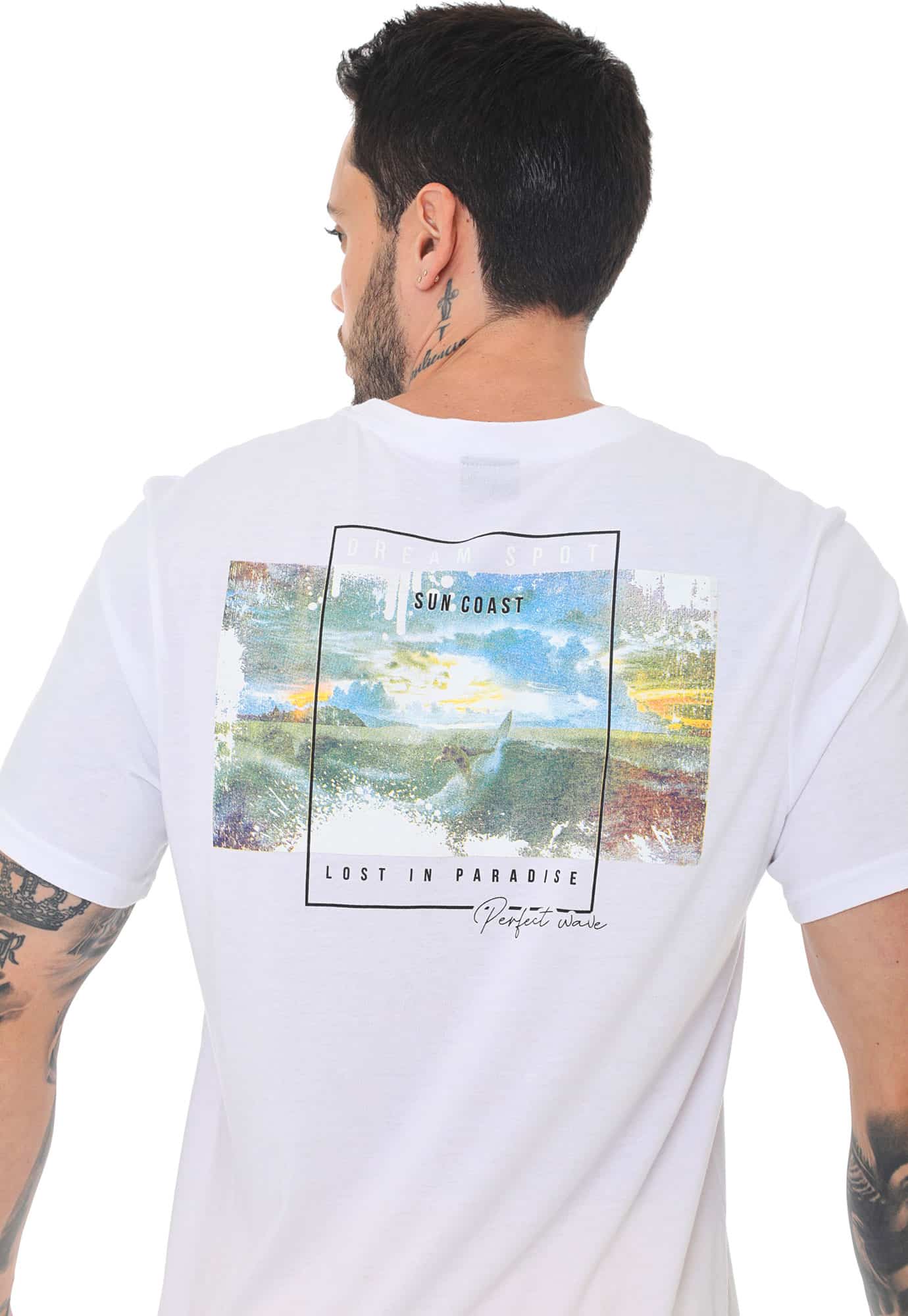 Camiseta  playa para hombre