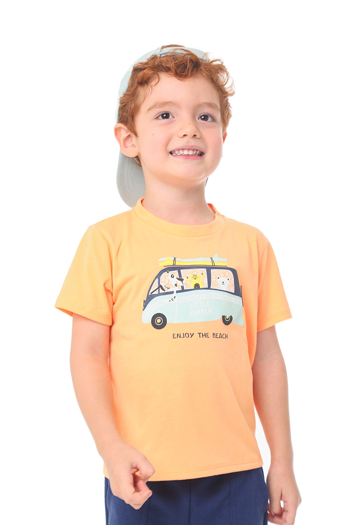 Camiseta amarilla estampada para bebé niño – Belife